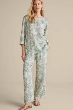 Best Soft Surroundings Oceo Gauze Wide-Leg Pants