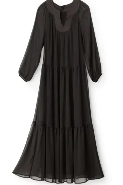 Soft Surroundings Olga Dress Black