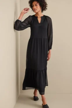 Soft Surroundings Olga Dress Black