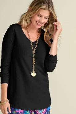 New Soft Surroundings Pacha Pendant Necklace Gold
