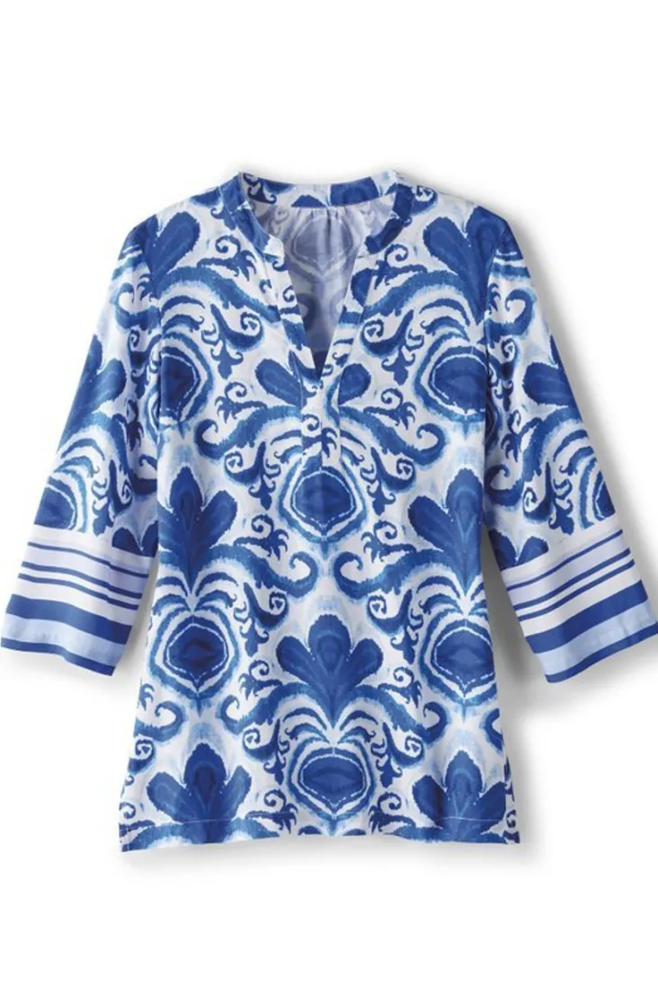 New Soft Surroundings Pari Tunic PerissaScarf