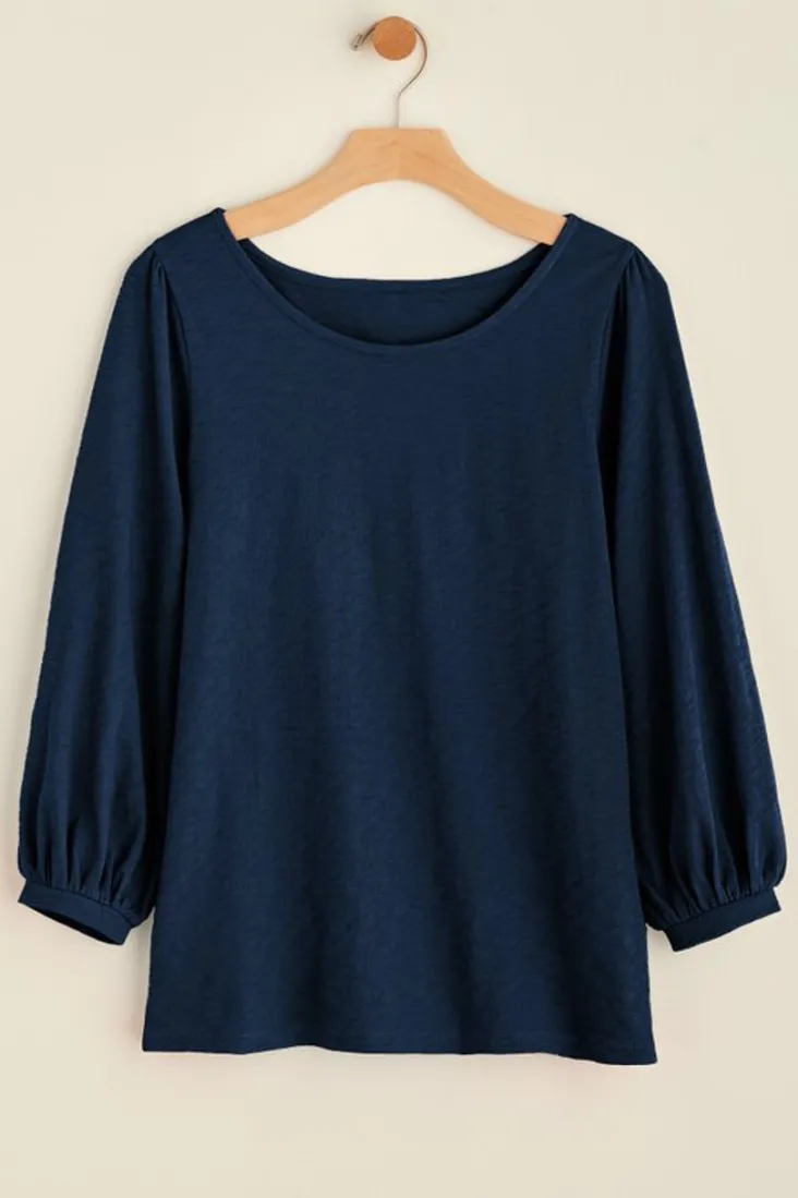 Soft Surroundings Parisian Poet Top