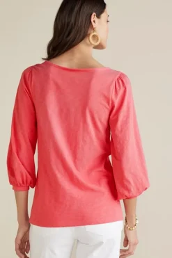 Soft Surroundings Parisian Poet Top