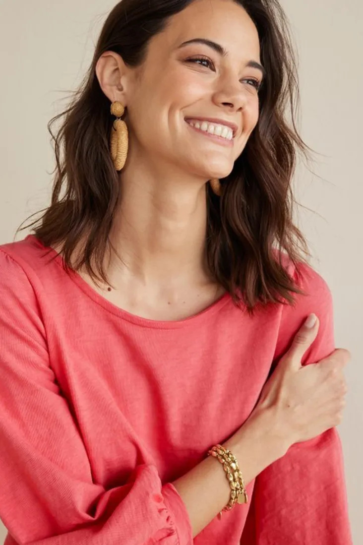 Soft Surroundings Parisian Poet Top