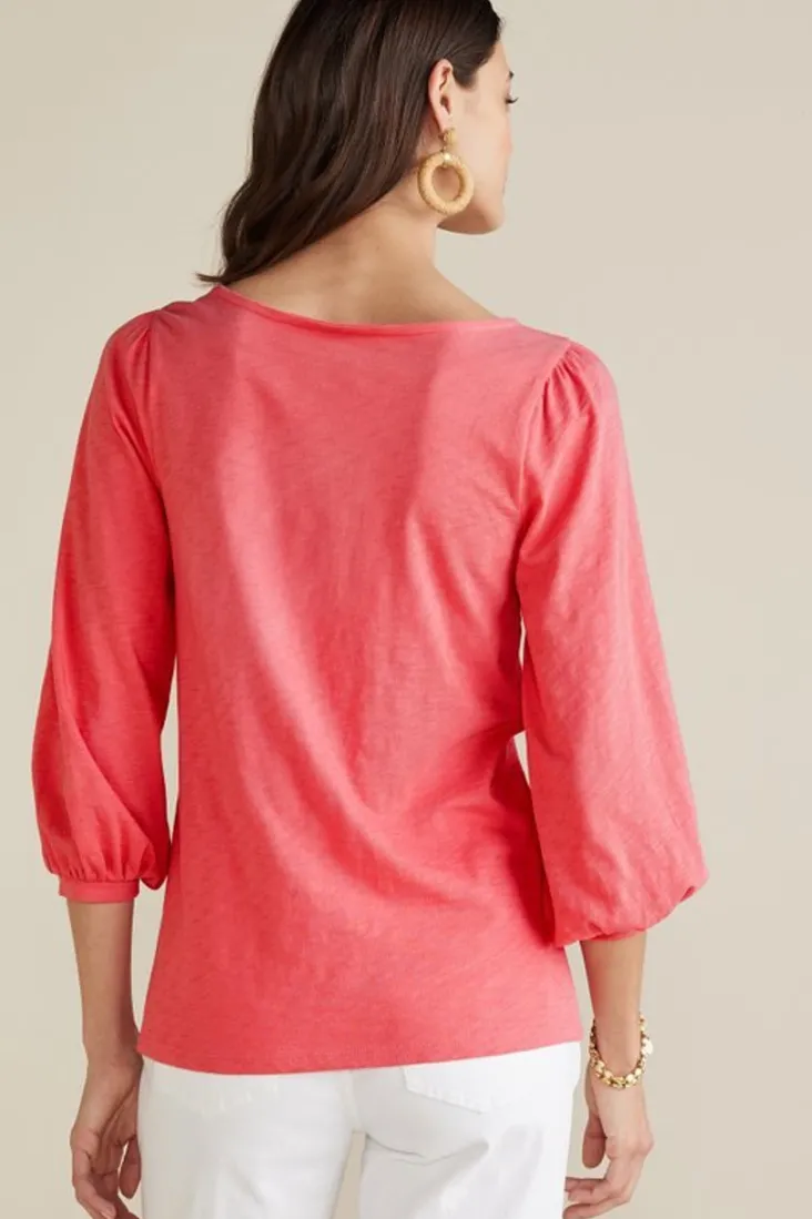 Soft Surroundings Parisian Poet Top