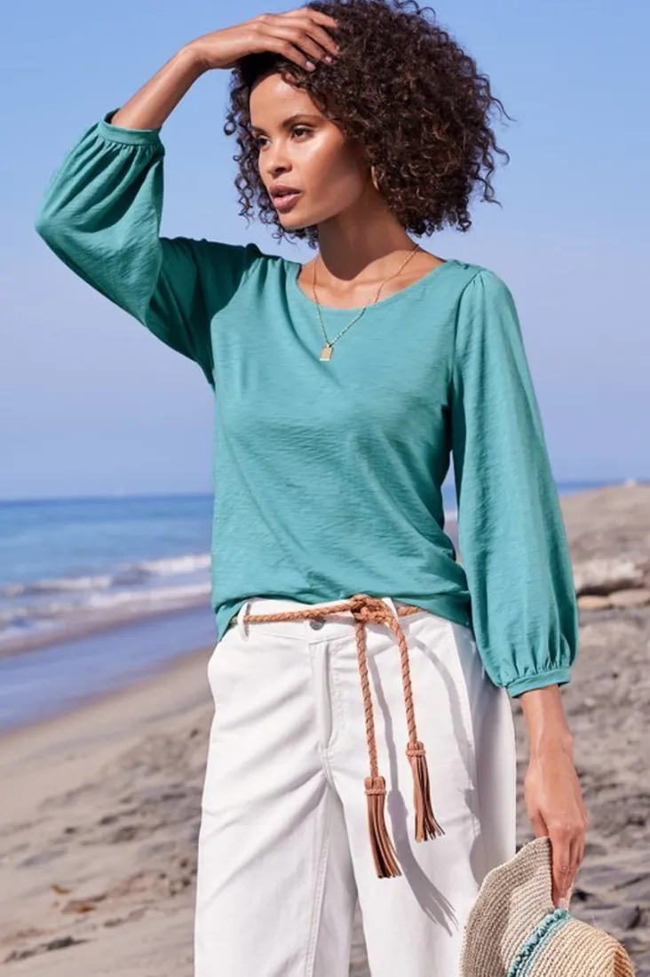 Soft Surroundings Parisian Poet Top