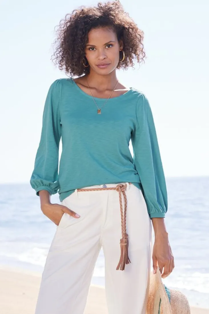 Soft Surroundings Parisian Poet Top