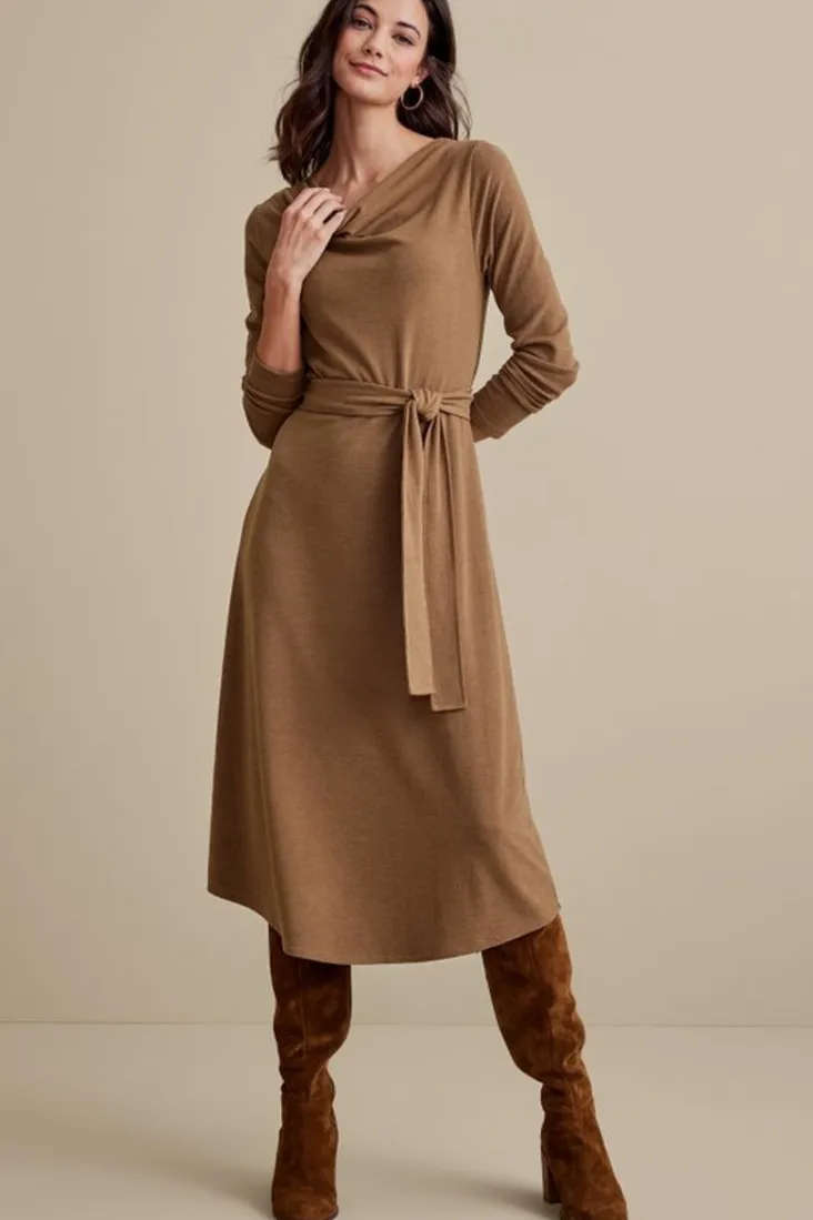 Sale Soft Surroundings Paula Dress CocoaBrown