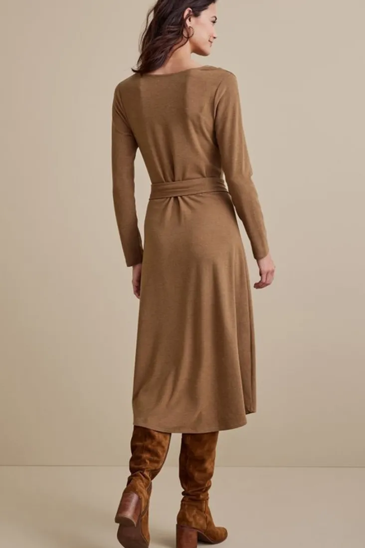 Sale Soft Surroundings Paula Dress CocoaBrown