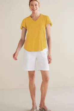 Sale Soft Surroundings Philippa Gauze Sleeve Tee