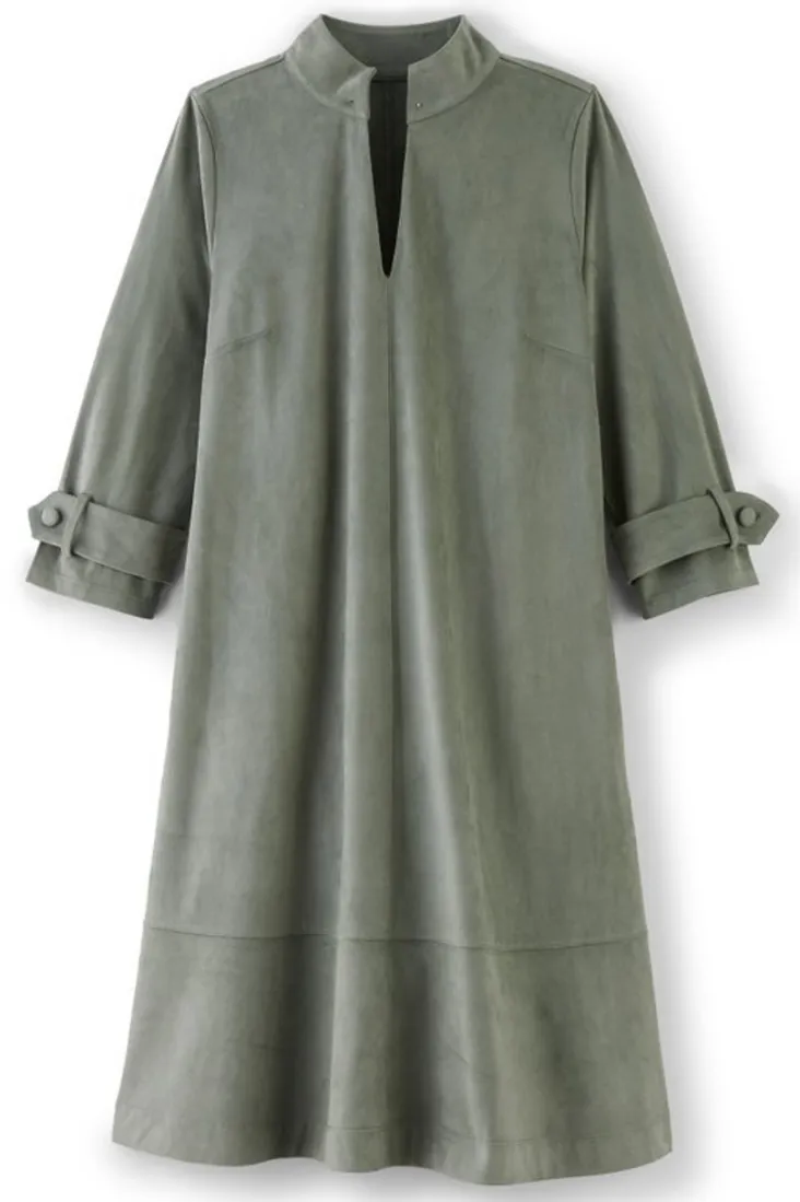 Clearance Soft Surroundings Rani Faux Suede Dress