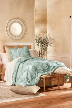 Outlet Soft Surroundings Raw Silk Woven Euro Sham Natural
