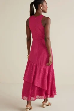 Discount Soft Surroundings Sanna Sparkling Maxi Dress Sangria