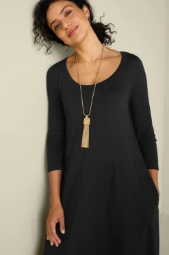 Hot Soft Surroundings Santiago 3/4 Sleeve Dress