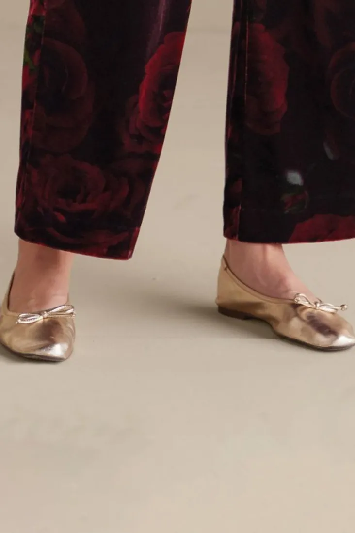 Discount Soft Surroundings Schutz Arissa Bow Ballet Flat