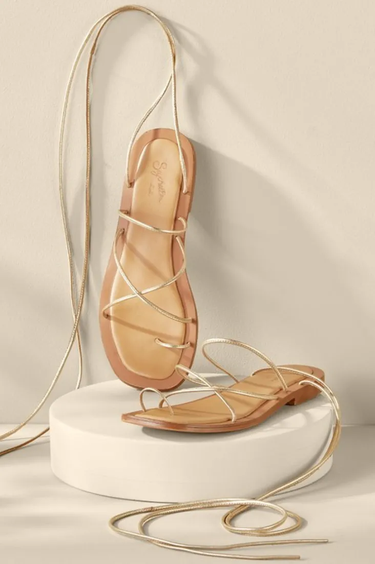 Outlet Soft Surroundings Seychelles Lilac Sandal