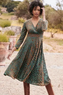 Sale Soft Surroundings Shae Dress MultiAnimal