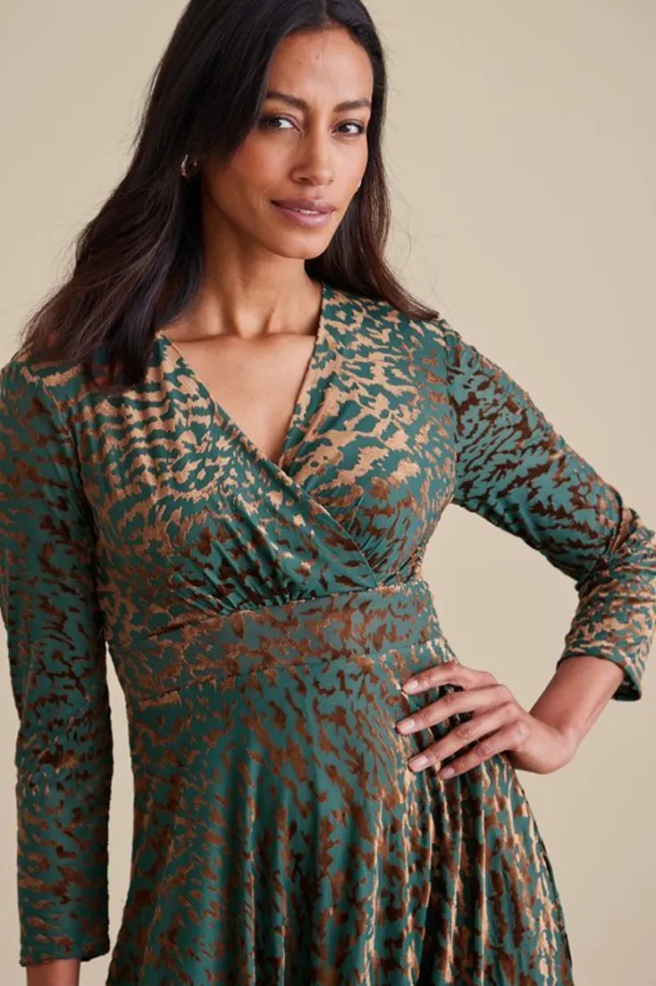 Sale Soft Surroundings Shae Dress MultiAnimal