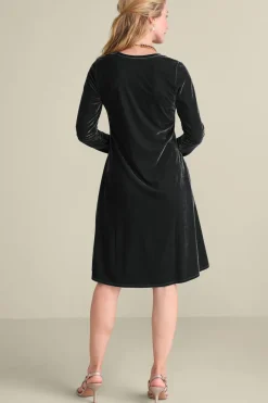 Soft Surroundings Short Santiago Velvet Dress