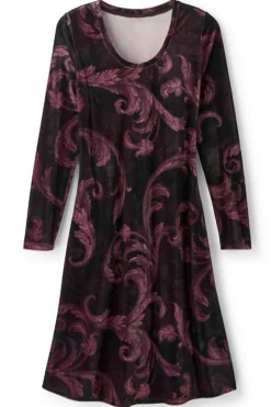 Soft Surroundings Short Santiago Velvet Dress