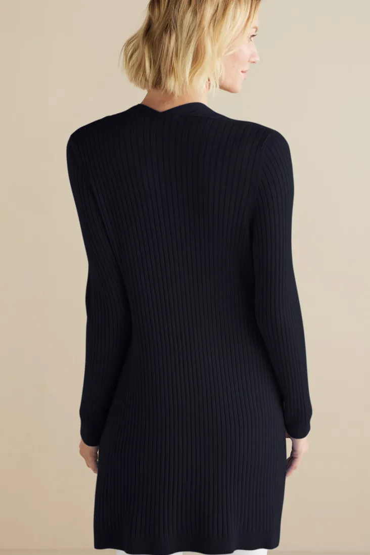 Best Soft Surroundings Soft Essential Ribbed Long Cardi