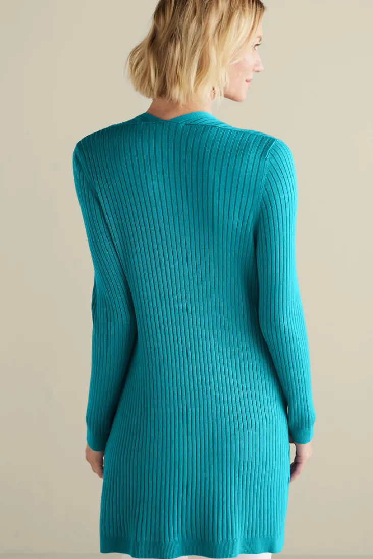 Best Soft Surroundings Soft Essential Ribbed Long Cardi