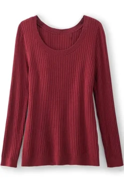 Best Soft Surroundings Soft Essential Ribbed Pullover Sweater