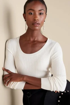 Best Soft Surroundings Soft Essential Ribbed Pullover Sweater