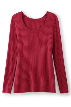 Best Soft Surroundings Soft Essential Ribbed Pullover Sweater