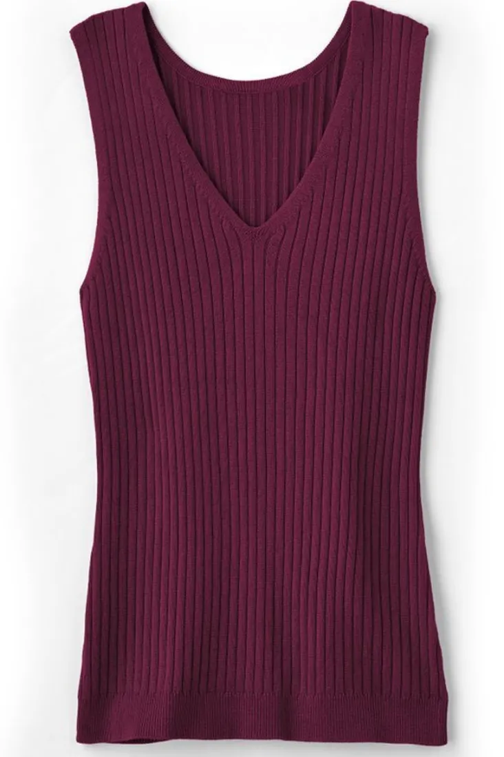 Clearance Soft Surroundings Soft Essential Ribbed Sweater Tank