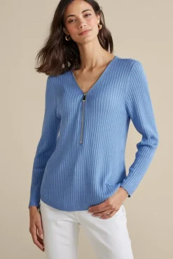 Best Soft Surroundings Soft Essential Ribbed Valentina Sweater
