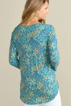 Discount Soft Surroundings Soft Essential Supima Isabel Long Sleeve Tunic