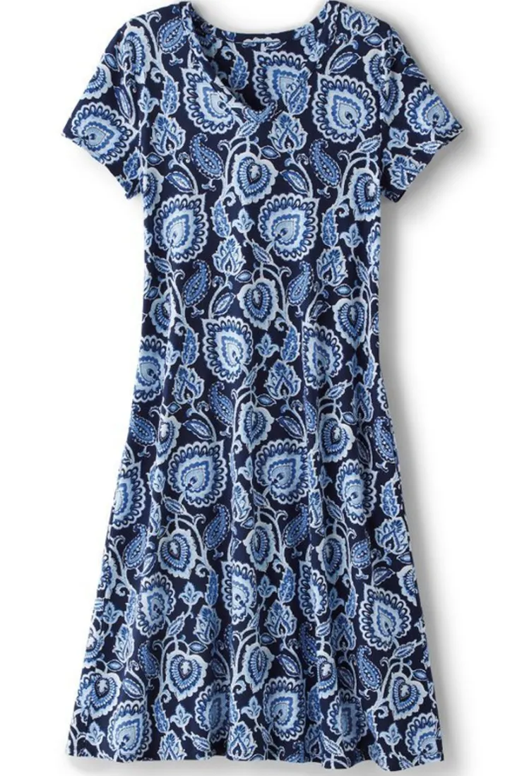 Outlet Soft Surroundings Soft Essential Supima T-Shirt Dress