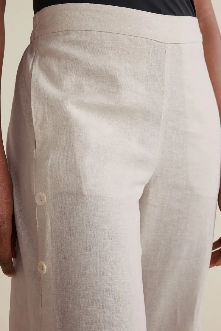 Hot Soft Surroundings Sonoma Linen Blend Wide Leg Pants