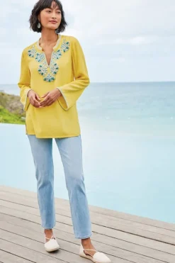 Best Soft Surroundings Soraya Embellished Tunic Sunstruck