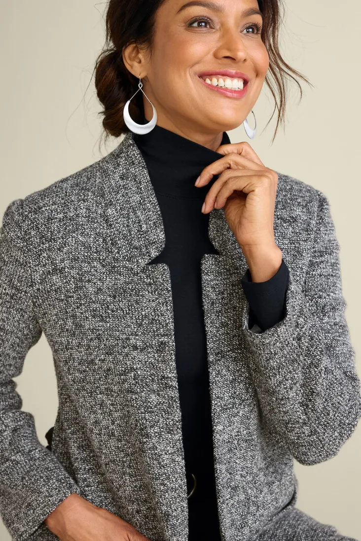 Best Soft Surroundings St. James Jacket Charcoal