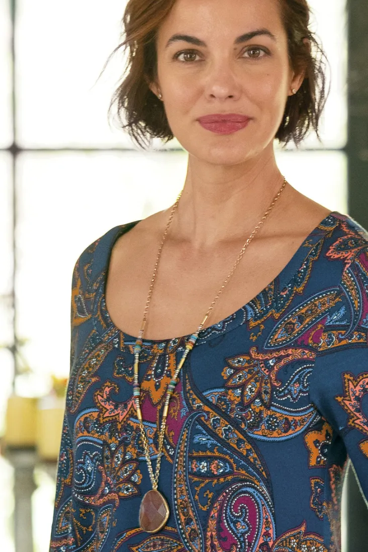 Soft Surroundings Suri Pendant Necklace GoldMulti