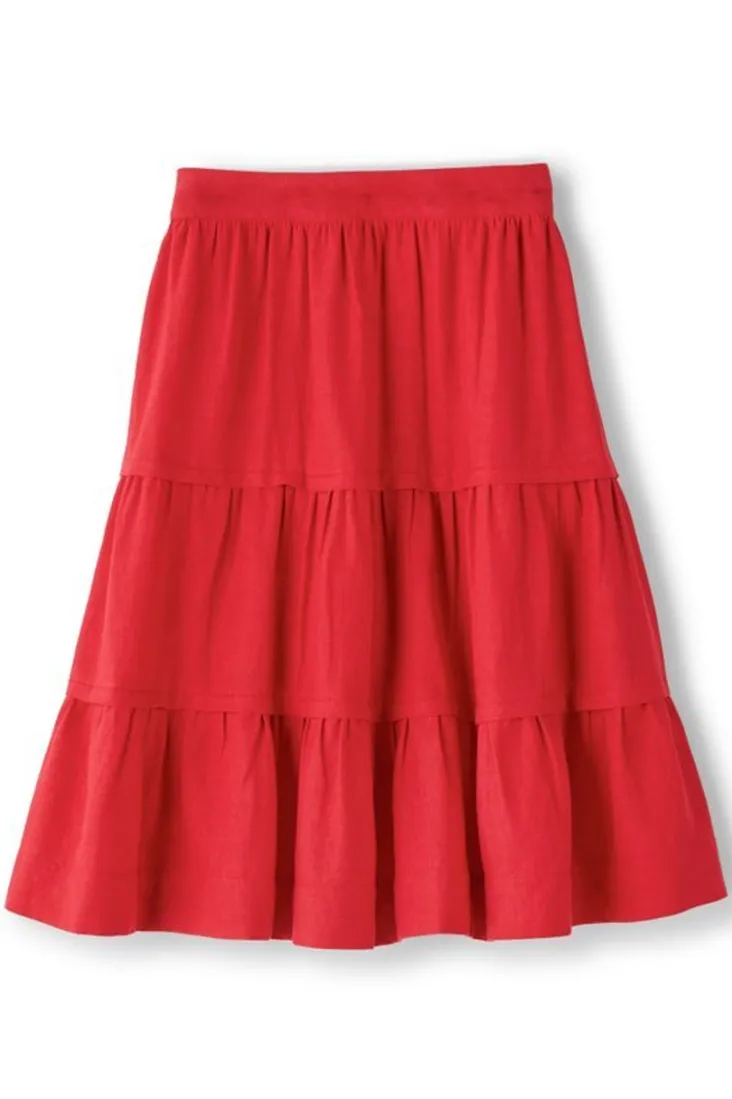 Clearance Soft Surroundings Talisa Linen Blend Skirt
