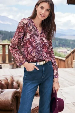 New Soft Surroundings Tasha Top MultiTapestry