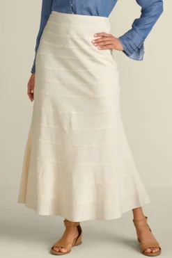 Clearance Soft Surroundings Terah Maxi Skirt AntiqueWhite