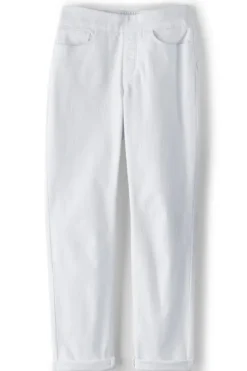 Sale Soft Surroundings The Ultimate Denim Pull-On Crop White