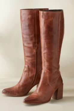 Soft Surroundings Tiffanie Boots Cognac