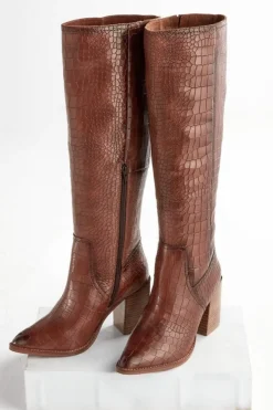 Soft Surroundings Tiffanie Boots Cognac