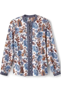 Soft Surroundings Tracy Top ChambrayCalico
