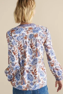 Soft Surroundings Tracy Top ChambrayCalico