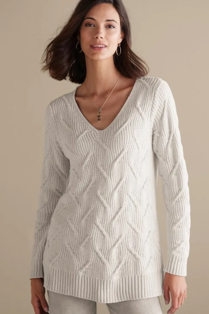 Clearance Soft Surroundings Trina Chenille Sweater