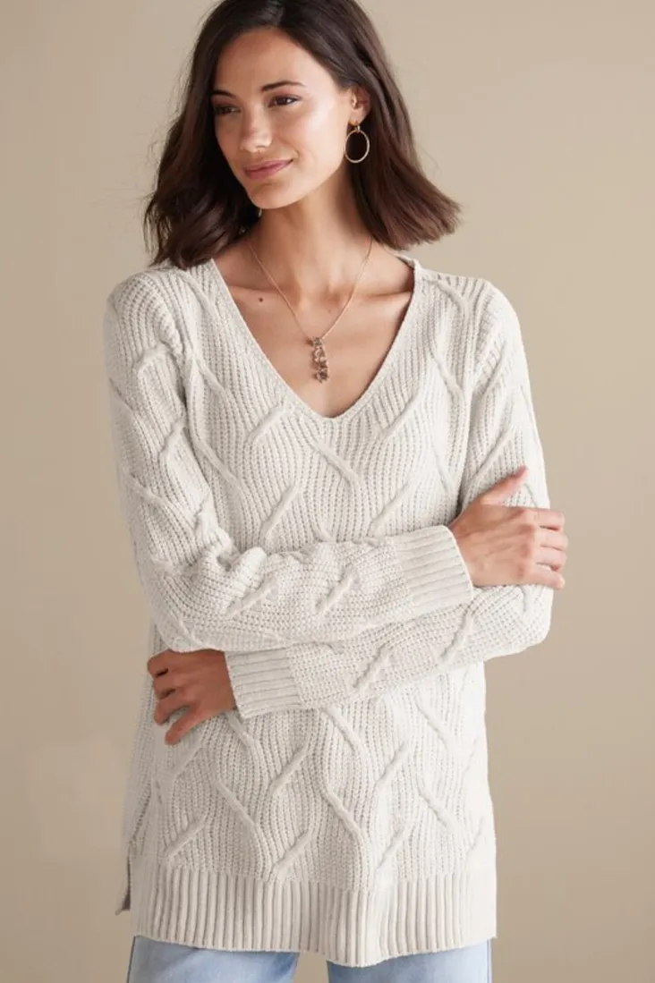Clearance Soft Surroundings Trina Chenille Sweater