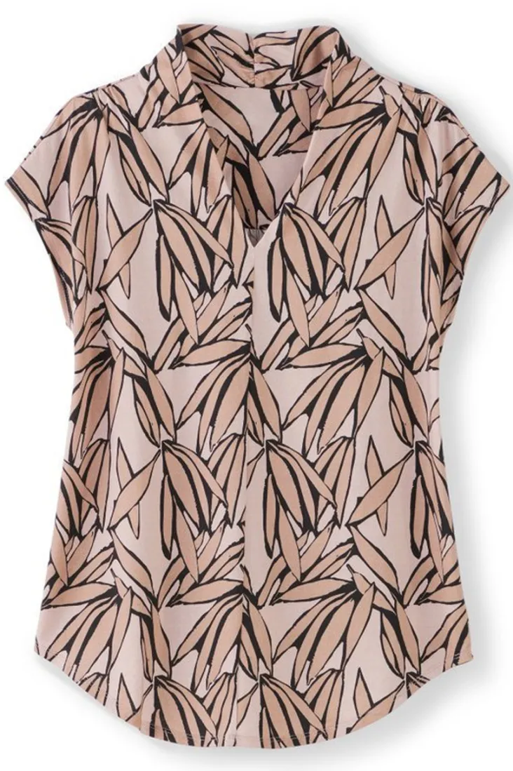 Hot Soft Surroundings Twilight Luau Printed Tunic