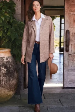 Online Soft Surroundings Ultimate Denim Flare Jeans TidalBlueWash