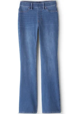 New Soft Surroundings Ultimate Denim Pull-On Bootcut Jeans